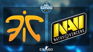 CS:GO - Fnatic vs. NaVi [Cbbl] - ESL One 2015 Katowice - Group A