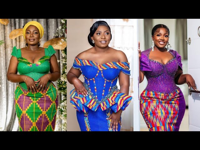 CLASSY GHANAIAN KENTE STYLES FOR STYLISH LADIES,KENTE FOR ENGAGEMENT,KENTE  FOR GRADUATION, #KENTE - YouTube