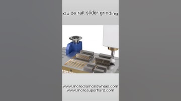 Guide rail slider grinding