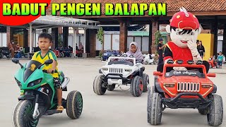 BAHAGIA BADUT BOBOIBOY LIBURAN!! Main Mobil Mobilan Seru Banget