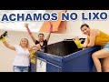 ACHAMOS MUITA COISA NO LIXO DAS LOJAS AMERICANAS DE DIA!