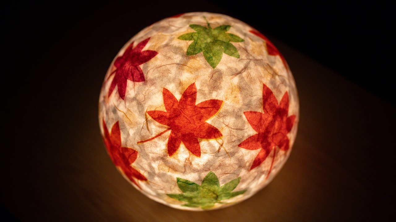 手作りランプ 100均DIY】紙で作るランプシェード② lamp shade - YouTube