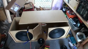 speaker line array build part 3