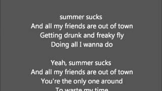 jill shaw summer sucks lyrics