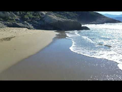 Corsica France sand walk Farinole plage hike litoral Vecchiaia Anse Furiani - 20191008 154444