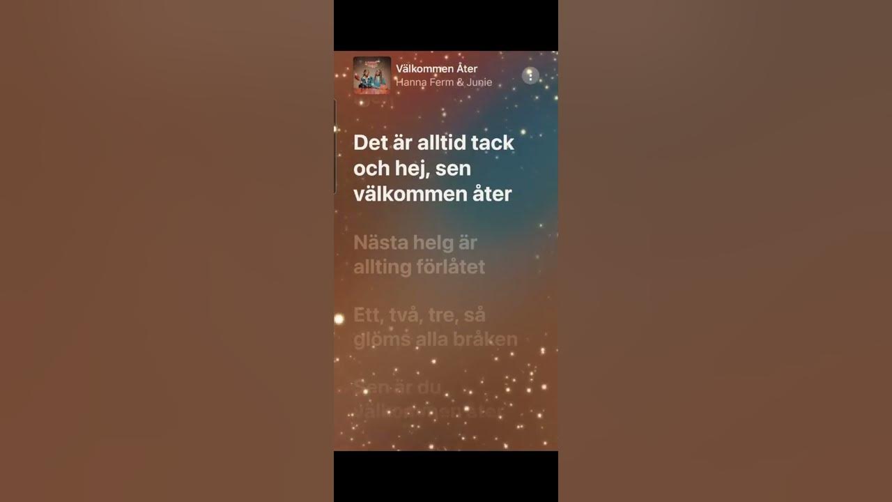 Hanna Ferm & Junie - Välkommen Åter 🌸 #sommar #hannaferm #junie #spedup #speedupsongs