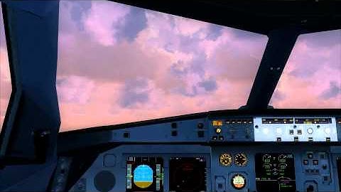 Cockpit Take Off Los Alamos Airbus A330-300