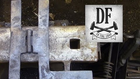 Blacksmithing for Beginners - A Simple H L Hinge 2