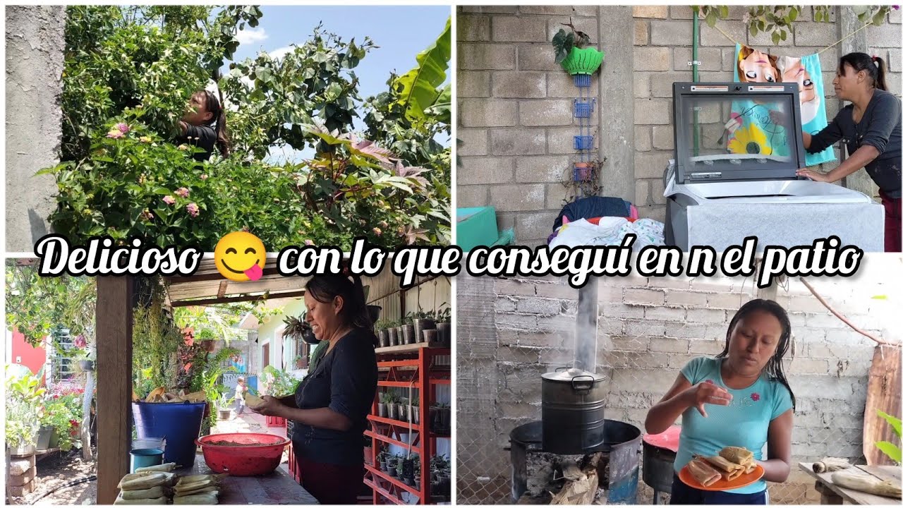 PREPARANDO TAMALITOS DE CHEPILES TAMBIEN TOCO LAVAR PAÑALITOS - YouTube