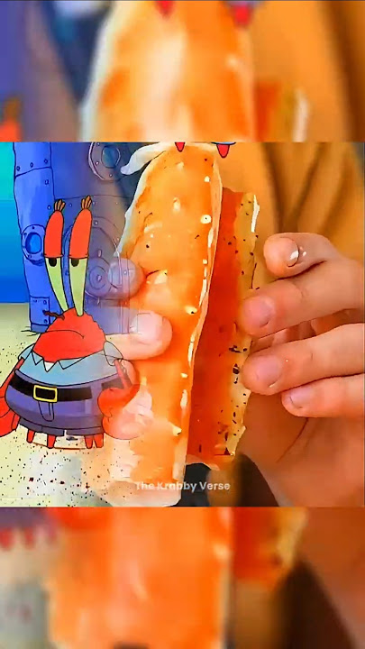 This is how Mr. Krab's footsteps are made👀