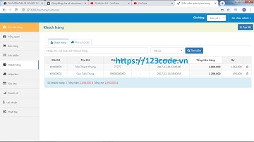 Download Source Code Quản Lý Bán Hàng online PHP Framework Codeigniter tải miễn phí