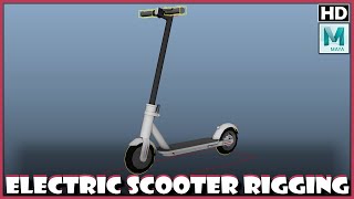 Electric Scooter Rigging in Autodesk Maya 2017