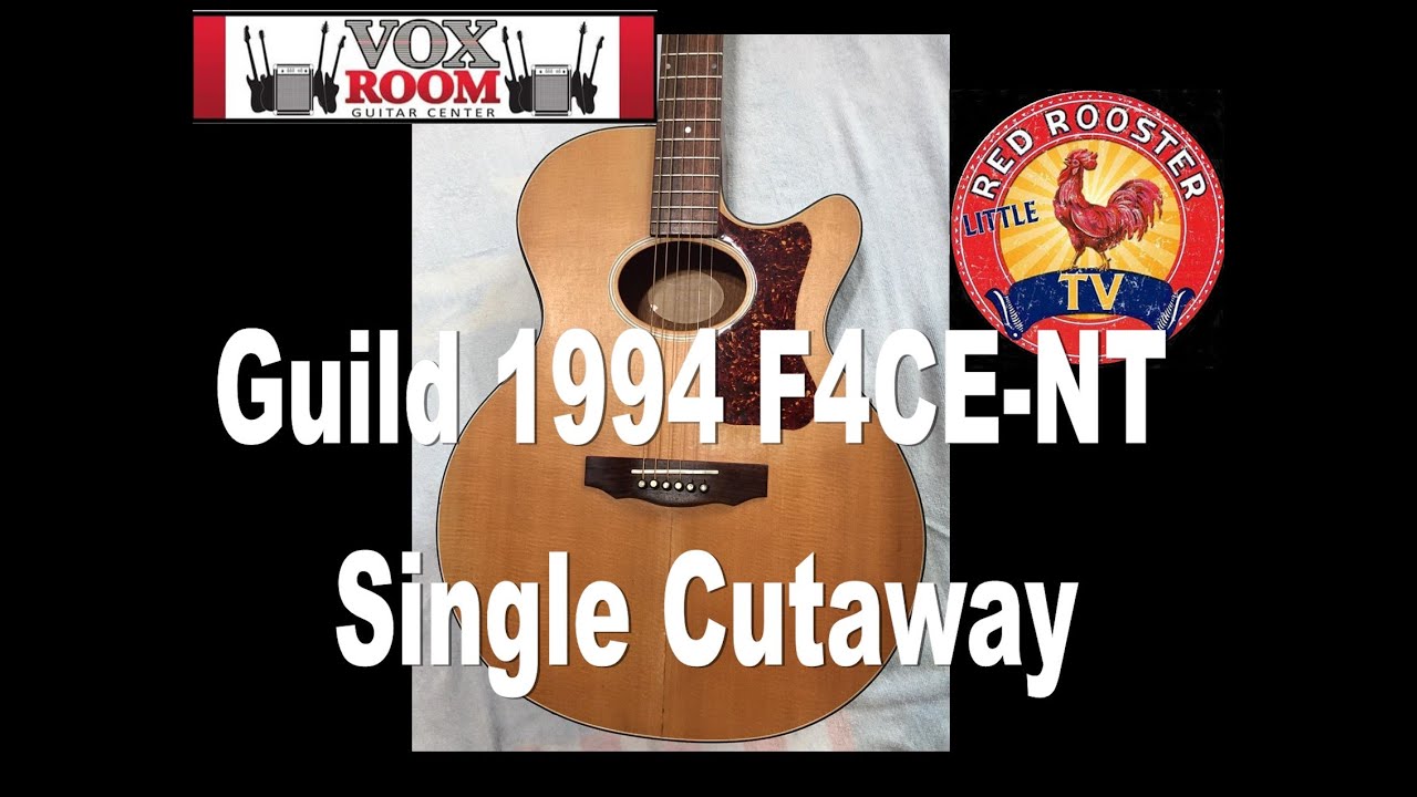 Guild 1994 F4CE-NT Single Cutaway Acoustic Electric guitar Review.