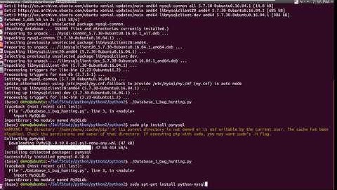 python2  How to use mysql ,Fixing ImportError No module named MySQLdb