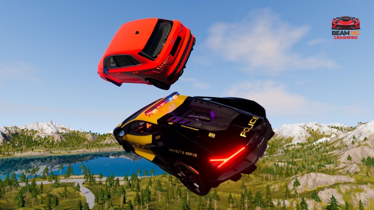 Realistic High-Speed Car Crashes in BeamNG.drive #3