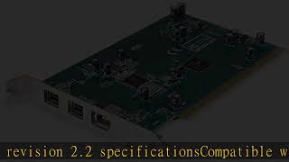 StarTech.com 3 Port 2b 1a PCI 1394b FireWire Adapter Card (PCI1394B_3)