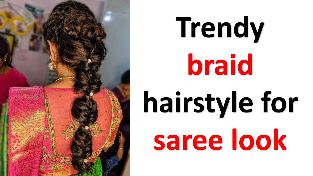 Indian Hairstyles For Saree For Medium To Long Hair / Prom/ Party / Wedding  Hairstyles- Bipasha Basu - YouTube