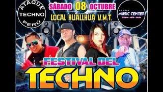 ATAQUE TECHNO presenta el FESTIVAL del TECHNO en el Local HUALLHUA  de Villa Maria este 8 de Octubre