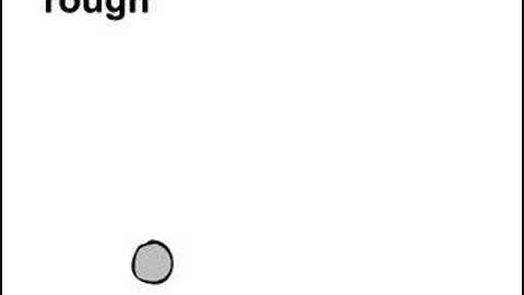 2D bouncing ball. No squash, no stretch.