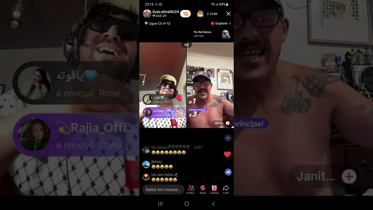 Ilyas elmaliki tiktok live الياس المالكي تيكتوك لايف