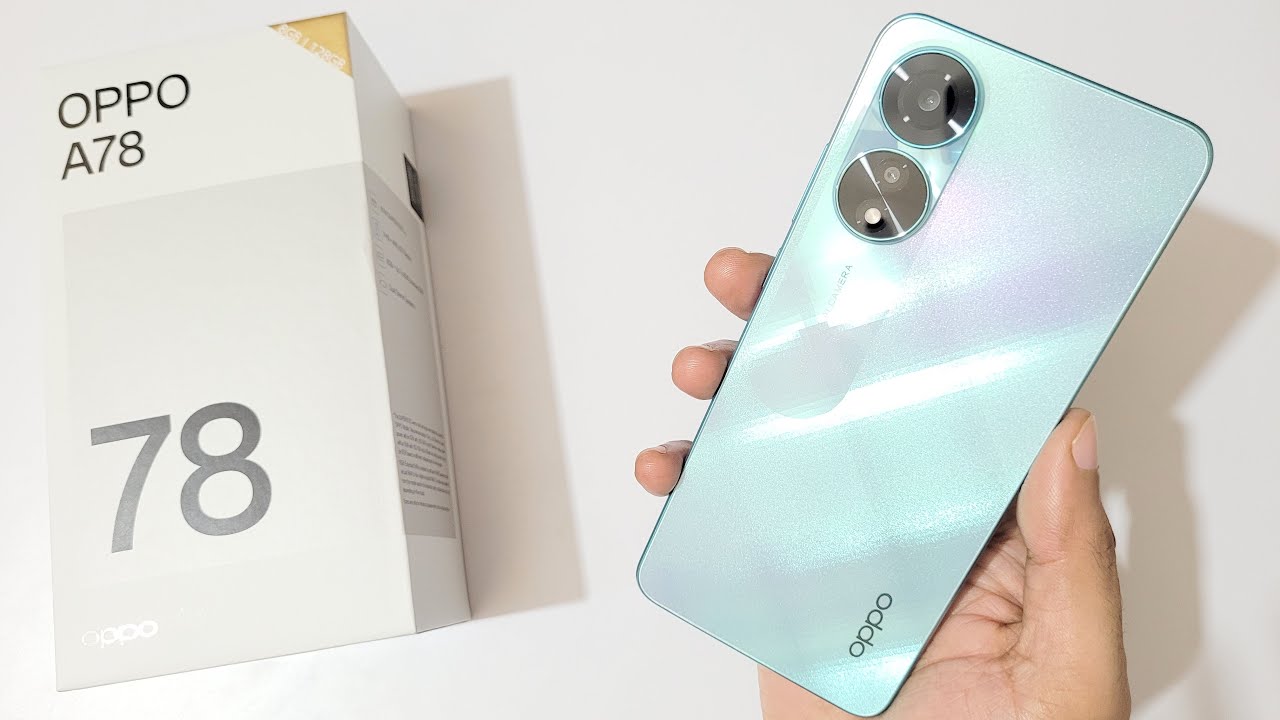 OPPO A78 Unboxing - 50MP Dual Rear Camera + 90Hz Ultra Smooth AMOLED ...