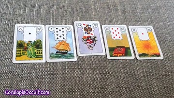 Lenormand 5 card spread 🔮