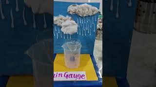 🌧️ Working Model of Rain Gauge | Easy Science Project for School Exhibition | DIY Rain Gauge Model