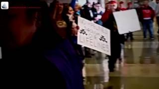 LNG pipeline protests at Klamath open house 3-24-2017