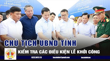 Chủ tịch UBND tỉnh kiểm tra các điều kiện lễ khởi công cảng hàng không quốc tế Gia Bình