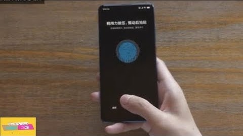 Redmi K20 Pro Indisplay Fingerprint Scanner Test