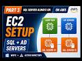 Deploy EC2 Instances for SQL Always On | Jump Box, AD, SQL Servers | Part 3