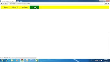 Create Menu Bar Using Asp net with CSS for very beginners step by step