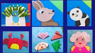 100 easy paper craft, paper toys,  paper craft, Crafts ASMR, Home made crafts ideas, 5 minute crafts