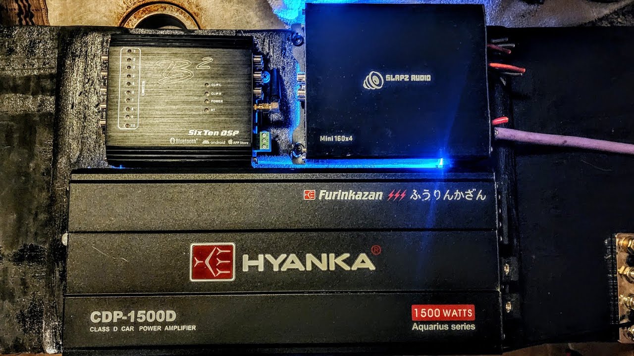 Using Car audio Gear in my Studio part 1 The amp rack