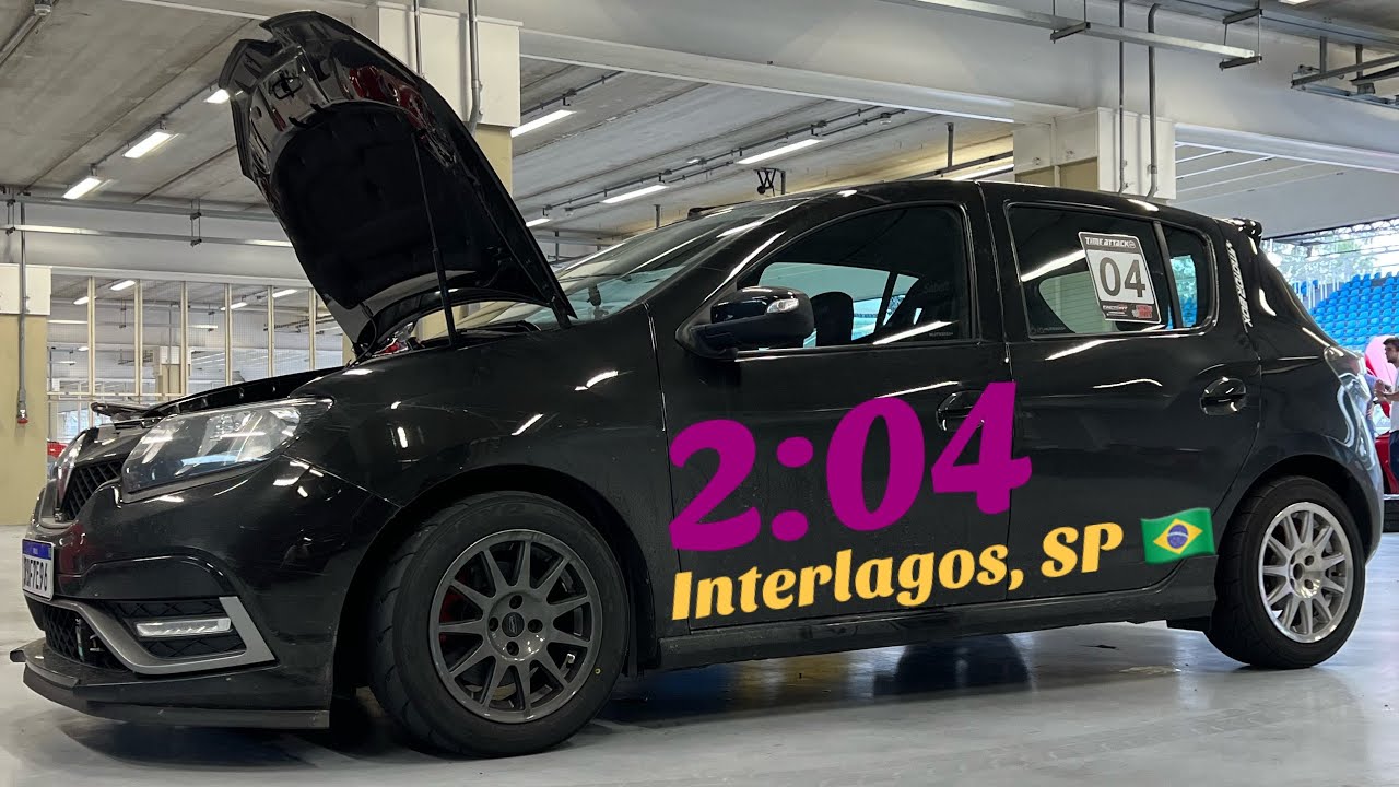 RENAULT SANDERO RS @ Interlagos, SP - 2’04” 21/11/2023