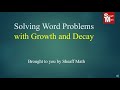 Understanding Growth and Decay