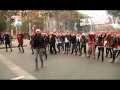 flash mob new year at 09 november Tbilisi State Medical University