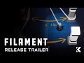 Filament  release trailer