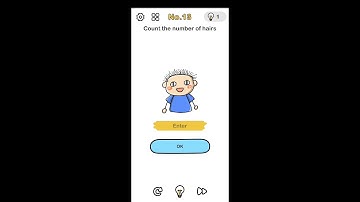 Brain Out Level 13 Count the number of hairs #brainout