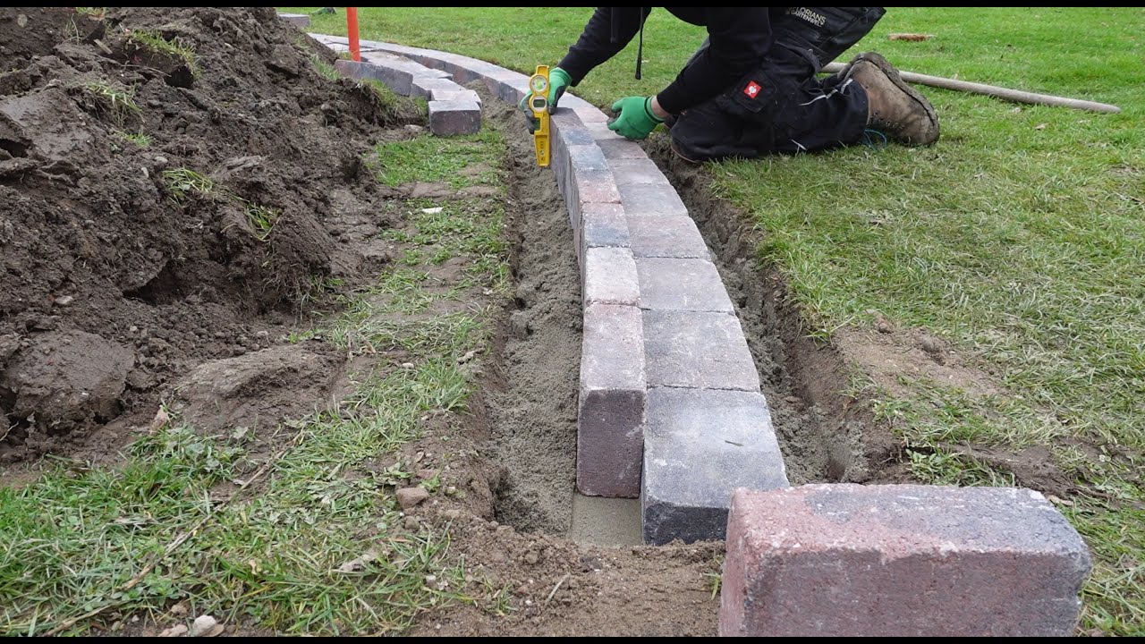 Mähkante verlegen | inkl. Beeteinfassung