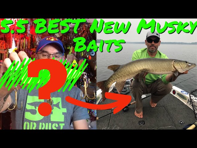 5 and a half BEST MUSKY BAITS for 2022!!! All new underwater