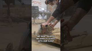 We didn’t realize we went to school with our client #woodworking #ebony #calgary @BlackForestWoodCo