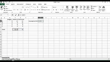 MS Excel GPA Calculator