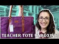 The Teacher Tote Unboxing