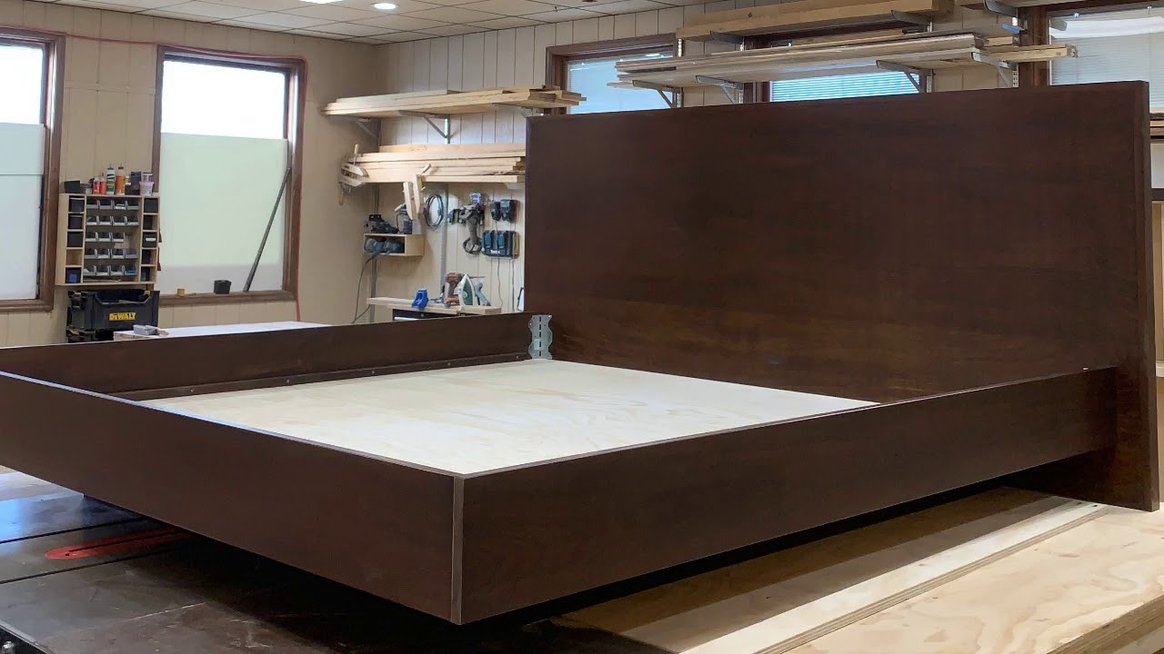 King size platform bed YouTube
