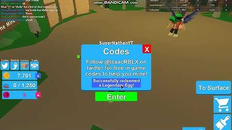 Roblox Mining Simulator Codes June 2018