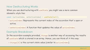 Understanding useState in React: How to Utilize Destructured Hooks in Your Code