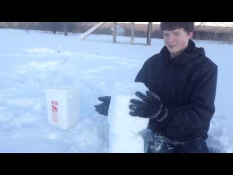 Video: Cómo construir un fuerte de nieve