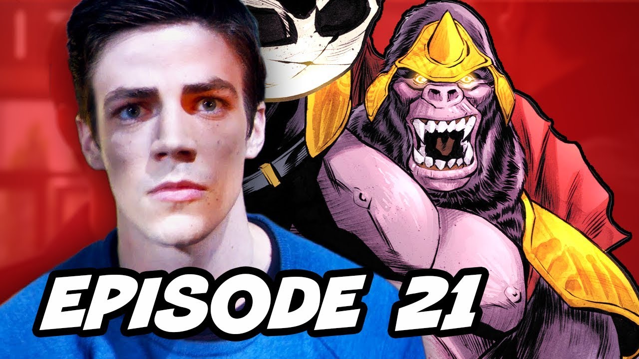 The Flash Episode 21 Grodd Lives Review and Easter Eggs - YouTube