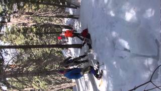 San Diego Mountain Rescue Team   Soft Snow Training 2011   Testing a Deadman Anchor screenshot 4